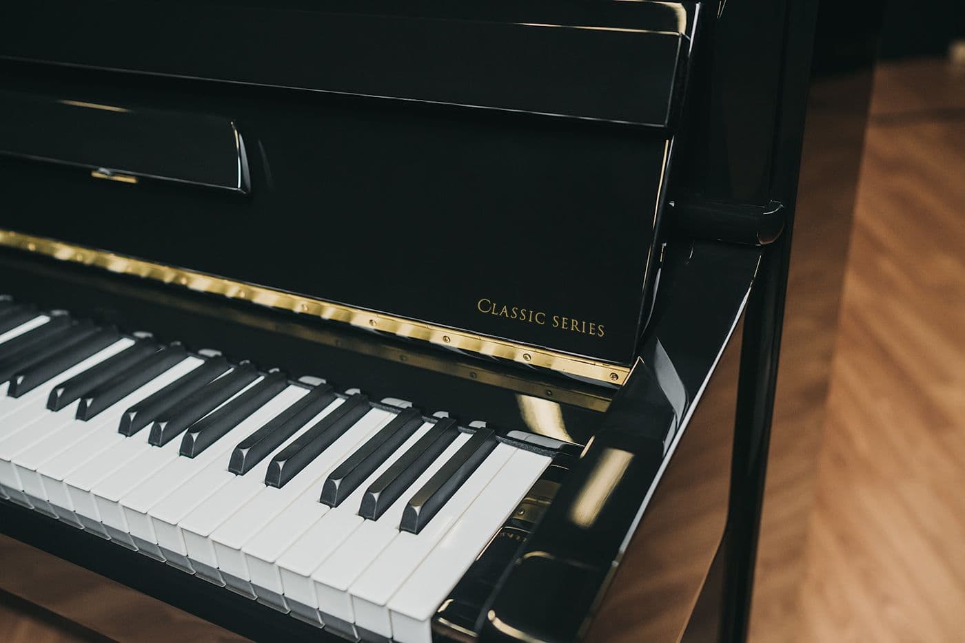 48 Upright MHC fallboard side 120 • Mason & Hamlin Piano Company • Made in the USA