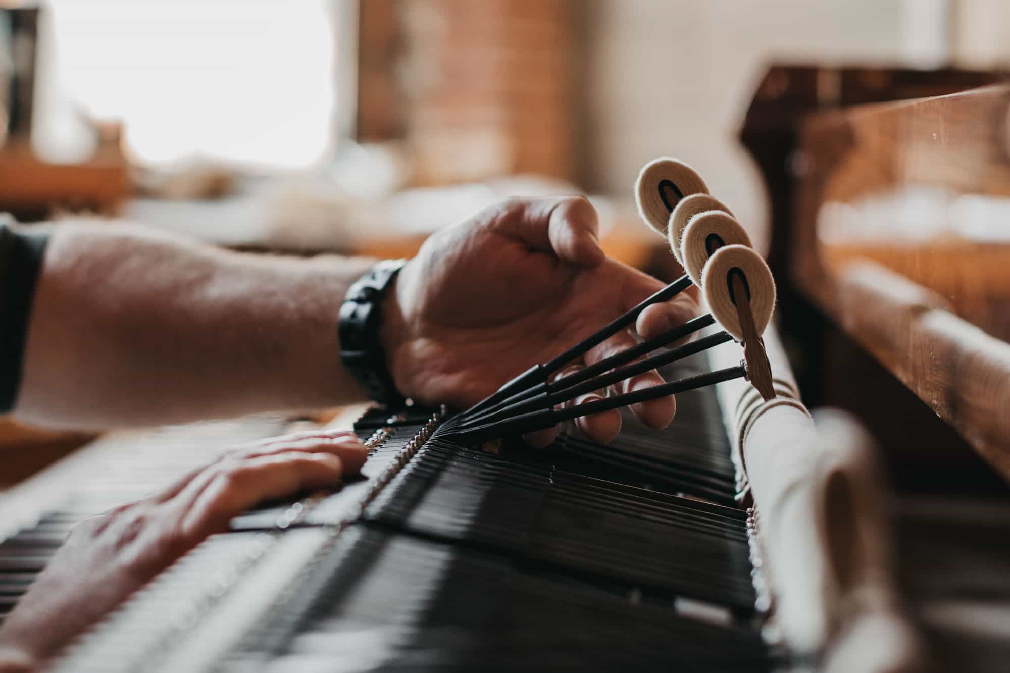 Regulating 1 of 10 • Mason & Hamlin Piano Company • Made in the USA