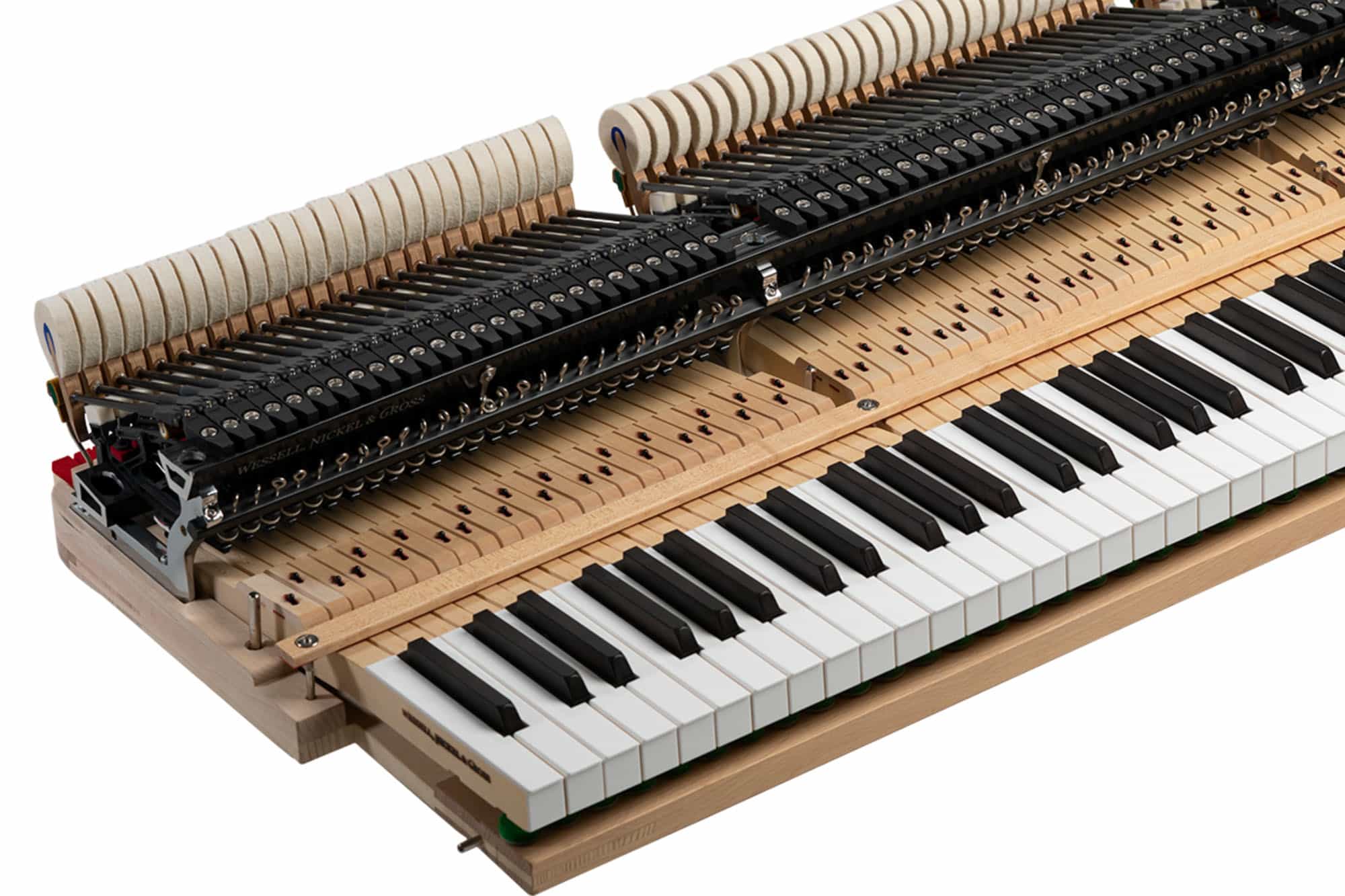 Top Action • Mason & Hamlin Piano Company • Made in the USA