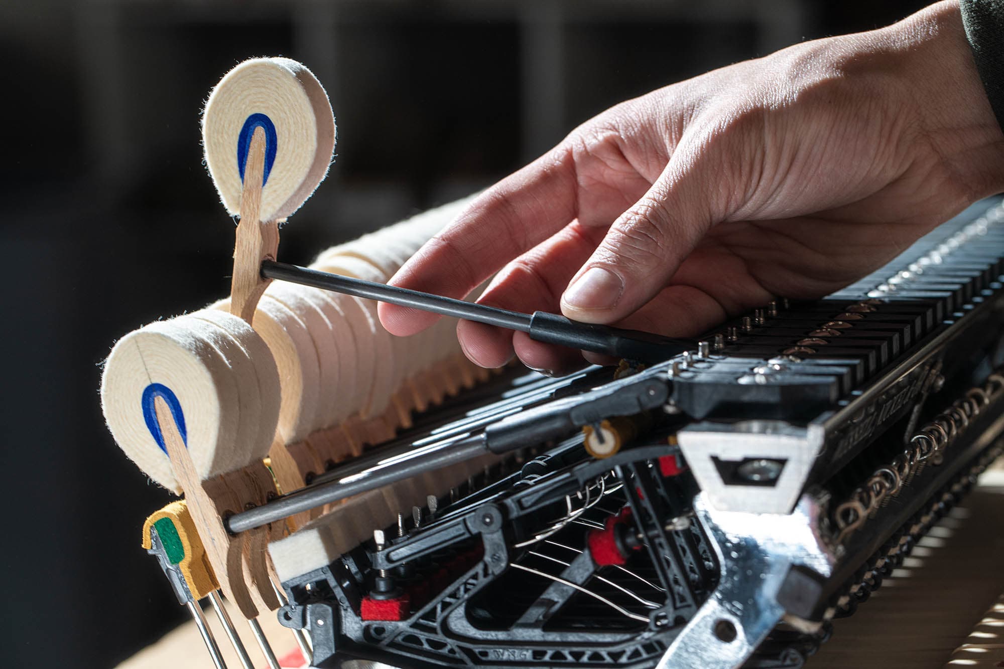 wng hammers • Mason & Hamlin Piano Company • Made in the USA